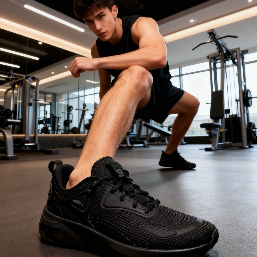 Shoes Black Softride Sneakers